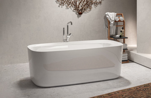 Baignoire îlot Lila Acrylique 150/170cm Hydromassage