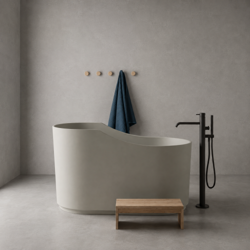 Baignoire Japonaise Îlot Solid Surface | 3304 