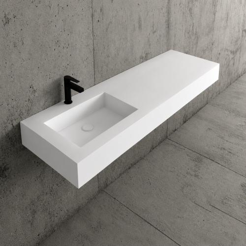 Lavabo sur mesure en Solid Surface – Modèle 3000