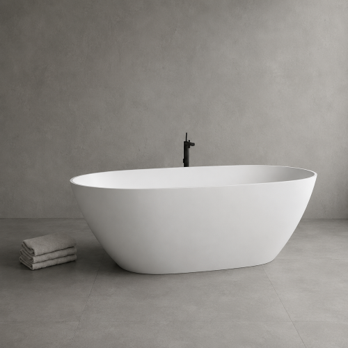 Baignoire îlot en Solid Surface 150 ou 177 cm | 3308