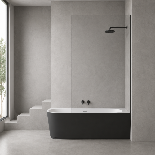 Baignoire îlot Solid Surface 170 cm Gauche ou Droite | 3314