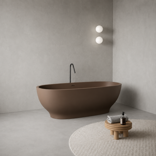 Baignoire îlot en Solid Surface 175 cm | 33035