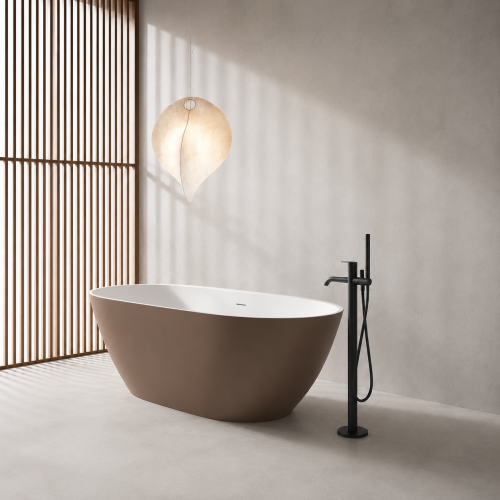 Baignoire îlot en Solid Surface 150 et 170 cm | 33036